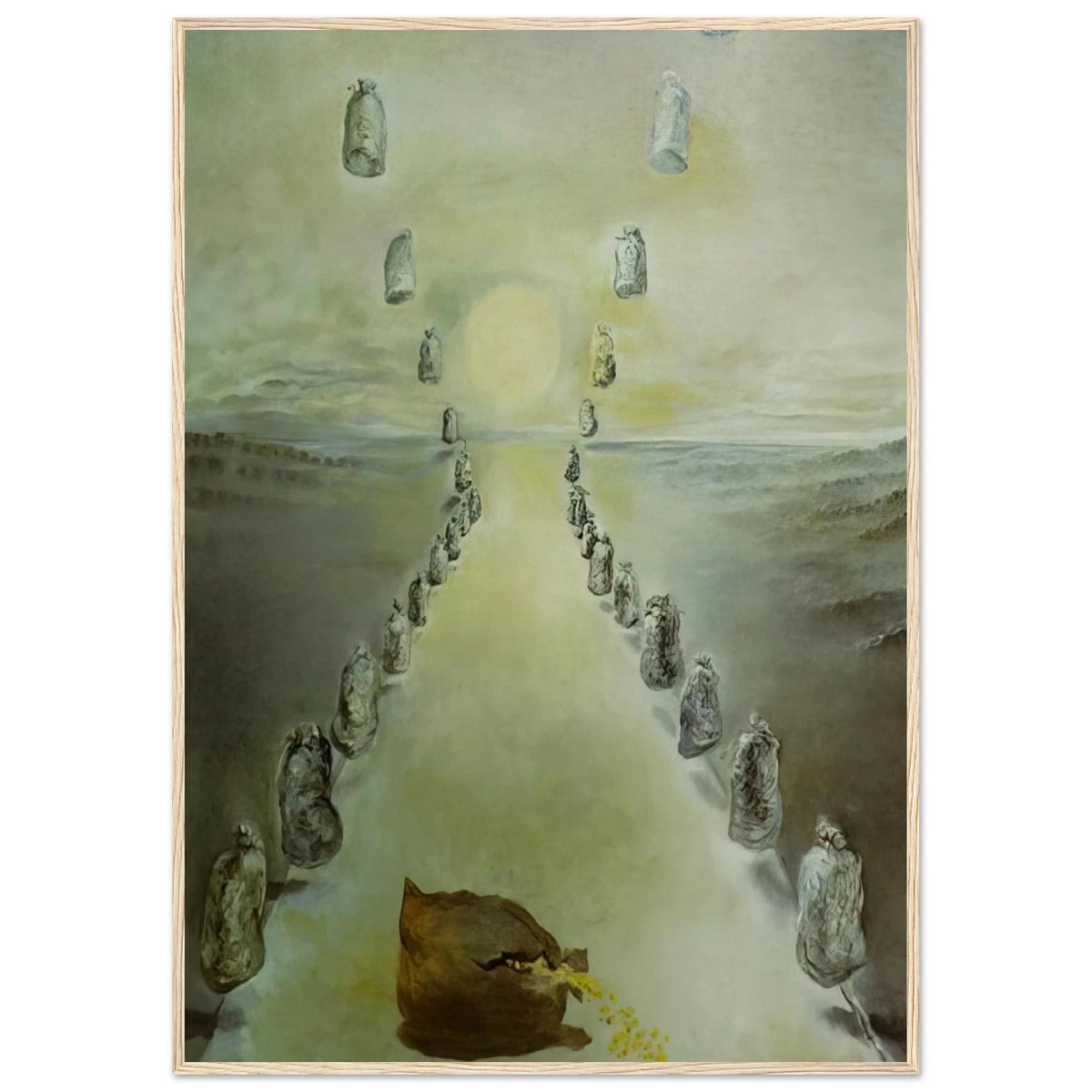THE PATH OF ENIGMAS FIRST VERSION Framed Poster | Salvador Dali Framed Prints Wall Art | Salvador Dali Store