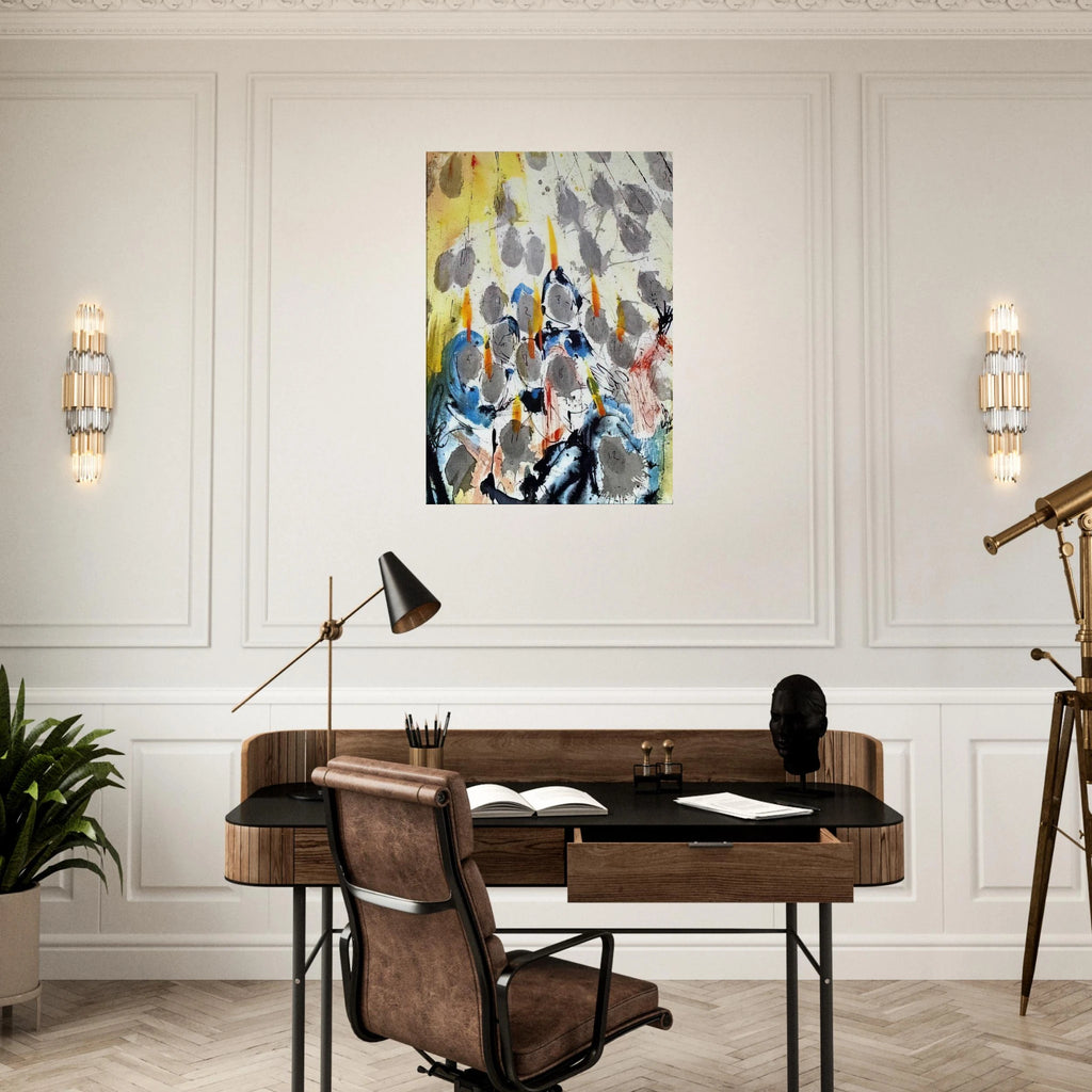 APPARUERUNT ILLIS DISPERTITAE LINGUAE ACTS 1 14 1967 Canvas | Salvador Dali Canvas | Salvador Dali Store