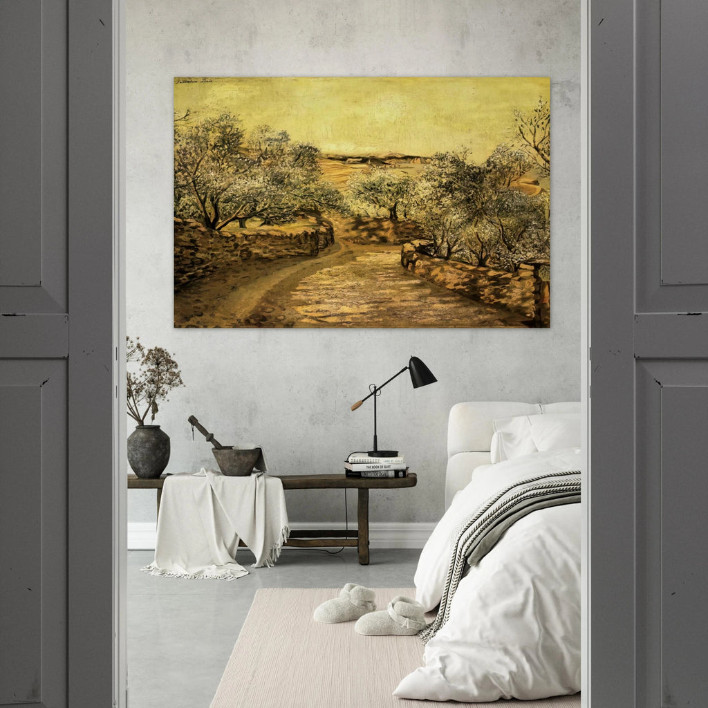 THE LANE TO PORT LLIGAT WITH VIEW OF CAP CREUS Poster | Salvador Dali Poster | Salvador Dali Store