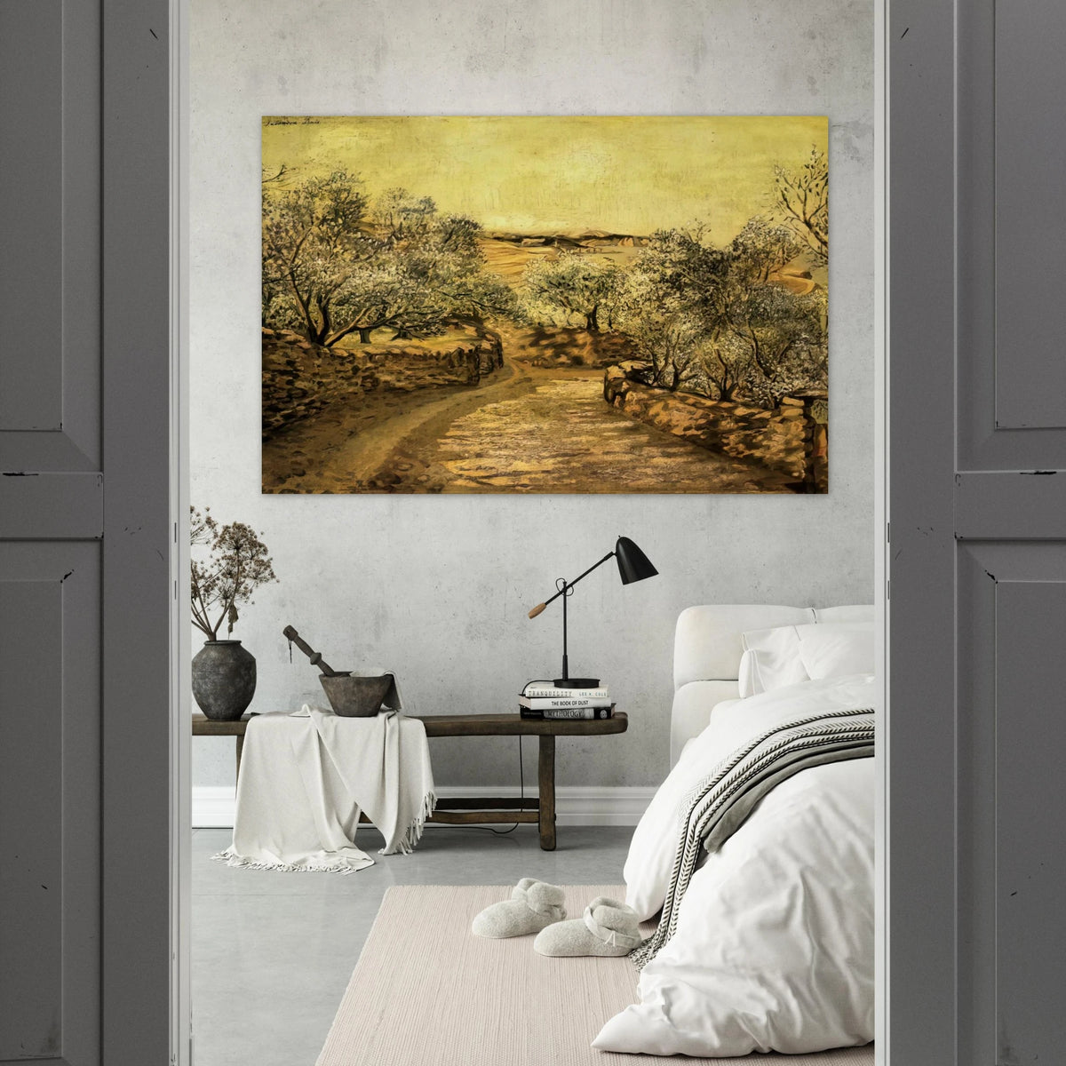 THE LANE TO PORT LLIGAT WITH VIEW OF CAP CREUS Poster | Salvador Dali Poster | Salvador Dali Store