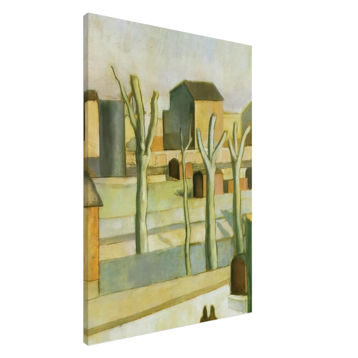THE STATION AT FIGUERAS Canvas | Salvador Dali Canvas | Salvador Dali Store