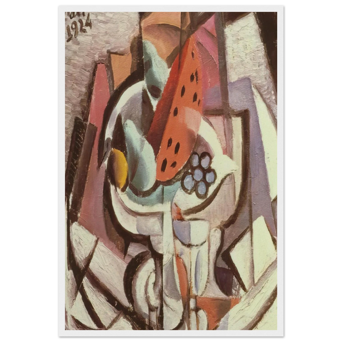 STILL LIFE WATERMELON Framed Poster | Salvador Dali Framed Prints Wall Art | Salvador Dali Store