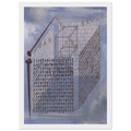 A PROPOS OF THE TREATISE ON CUBIC FORM BY JUAN DE HERRERA Framed Poster | Salvador Dali Framed Prints Wall Art | Salvador Dali Store