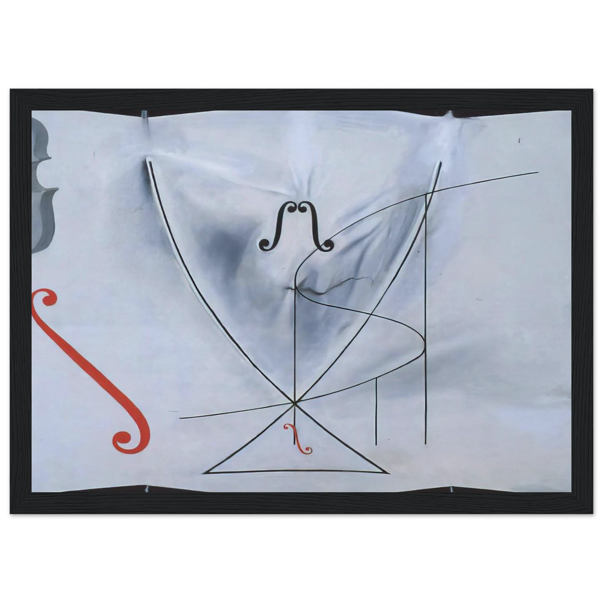 THE SWALLOW S TAIL Framed Poster | Salvador Dali Framed Prints Wall Art | Salvador Dali Store