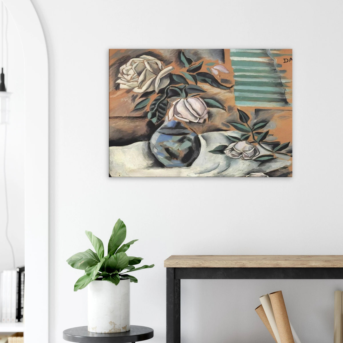 BOUQUET L IMPORTANT C EST LA ROSE Canvas | Salvador Dali Canvas | Salvador Dali Store