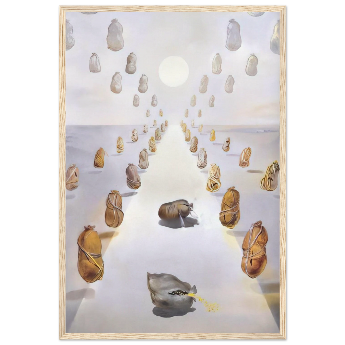 THE PATH OF ENIGMAS SECOND VERSION Framed Poster | Salvador Dali Framed Prints Wall Art | Salvador Dali Store