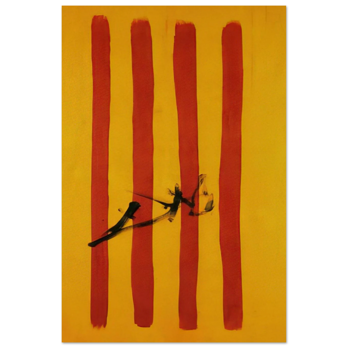 THE DALINIAN SENYERA CATALONIAN NATIONAL FLAG Poster | Salvador Dali Poster | Salvador Dali Store