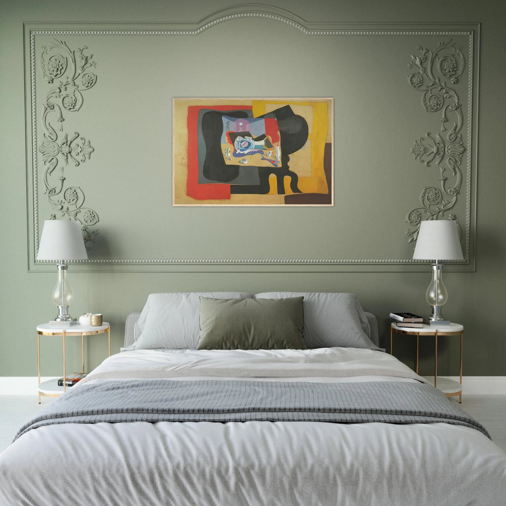 STILL LIFE WITH MOONIGHT Framed Poster | Salvador Dali Framed Prints Wall Art | Salvador Dali Store