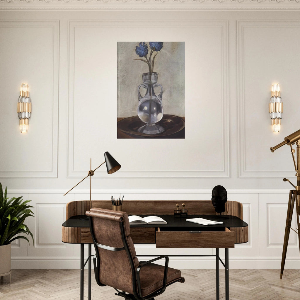 THE VASE OF CORNFLOWERS Canvas | Salvador Dali Canvas | Salvador Dali Store