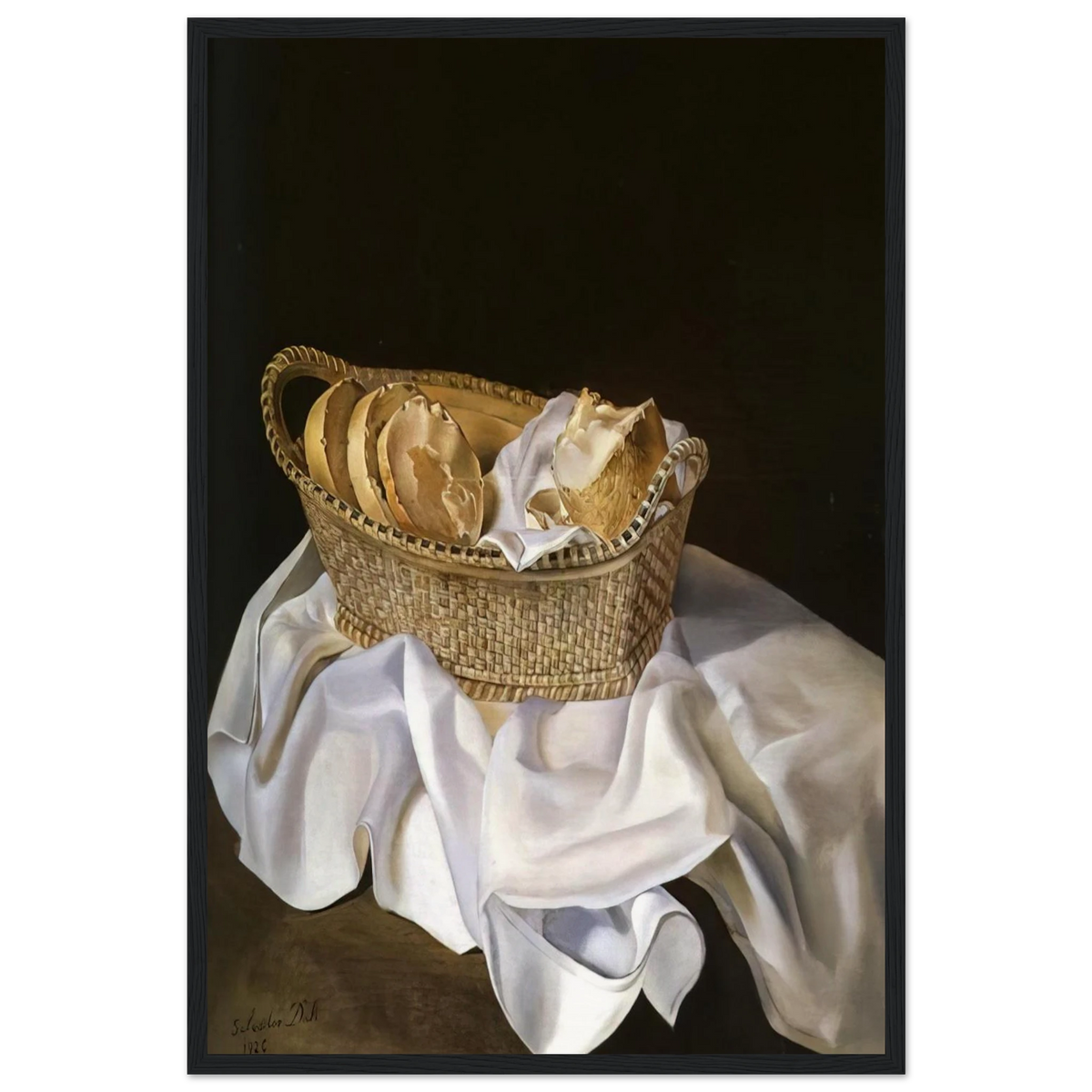 THE BASKET OF BREAD Framed Poster | Salvador Dali Framed Prints Wall Art | Salvador Dali Store