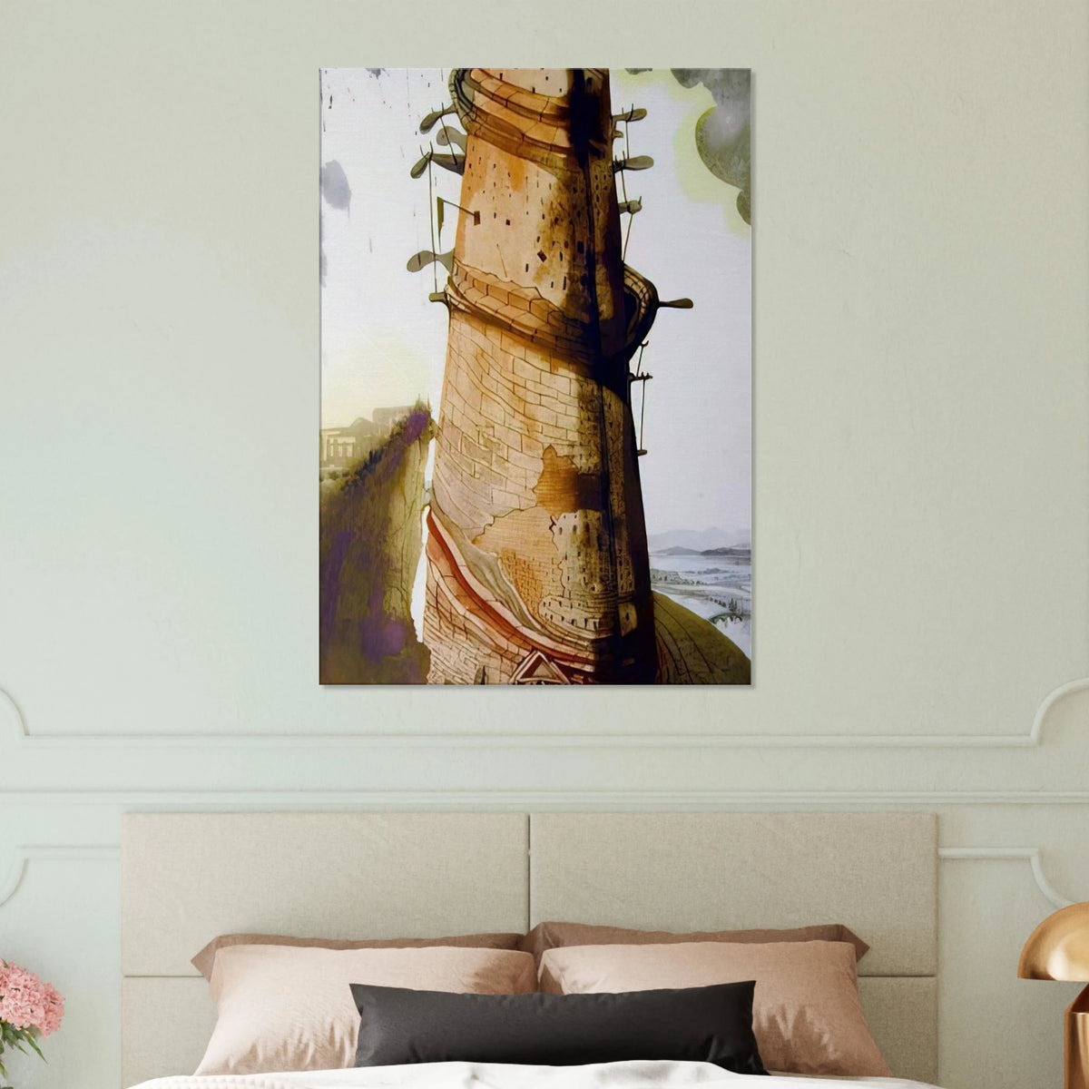 TURRIS BABEL 1967 Canvas | Salvador Dali Canvas | Salvador Dali Store