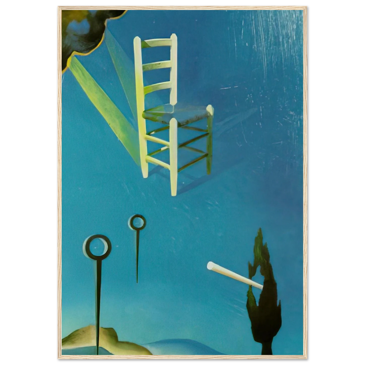 THE CHAIR 1 Framed Poster | Salvador Dali Framed Prints Wall Art | Salvador Dali Store