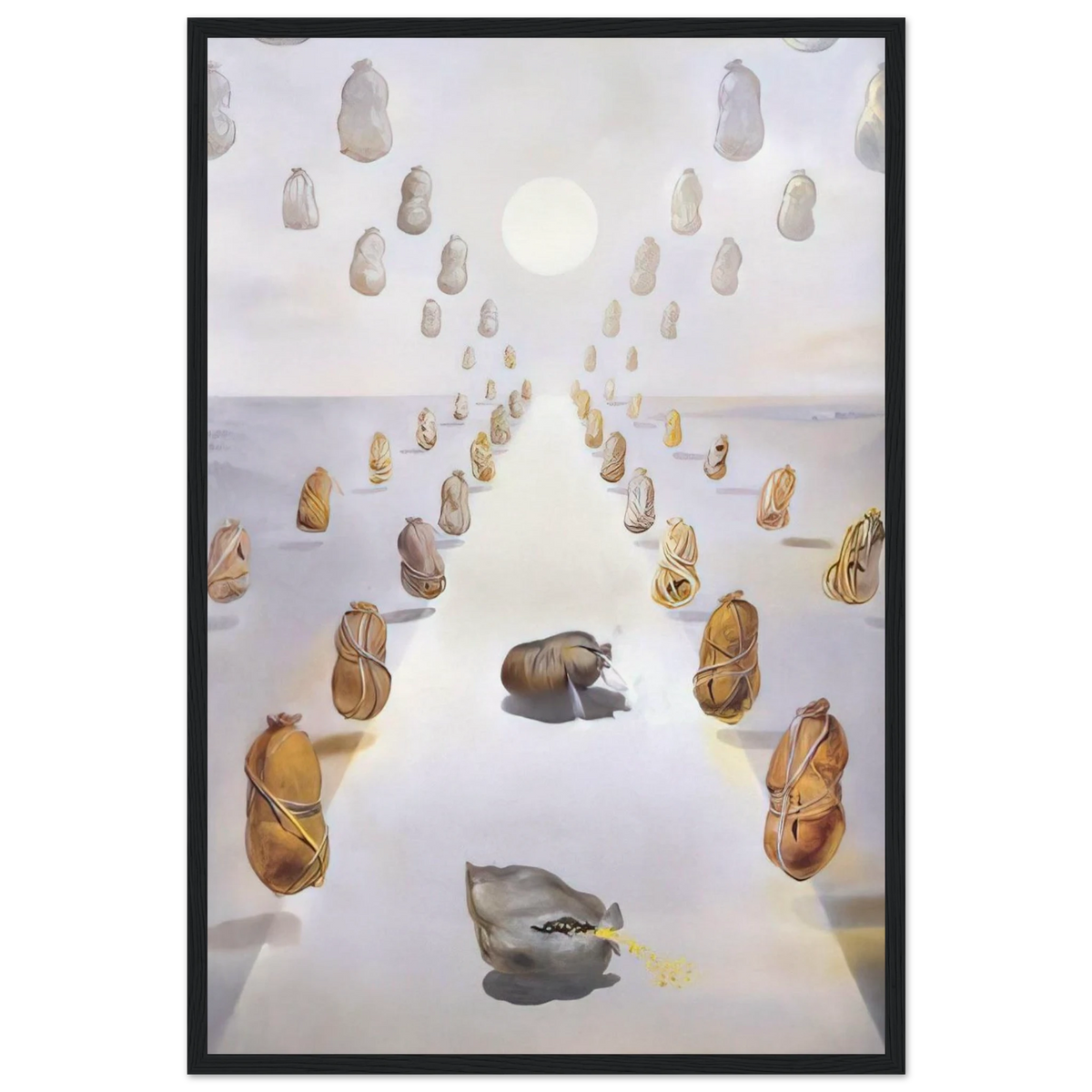 THE PATH OF ENIGMAS SECOND VERSION Framed Poster | Salvador Dali Framed Prints Wall Art | Salvador Dali Store