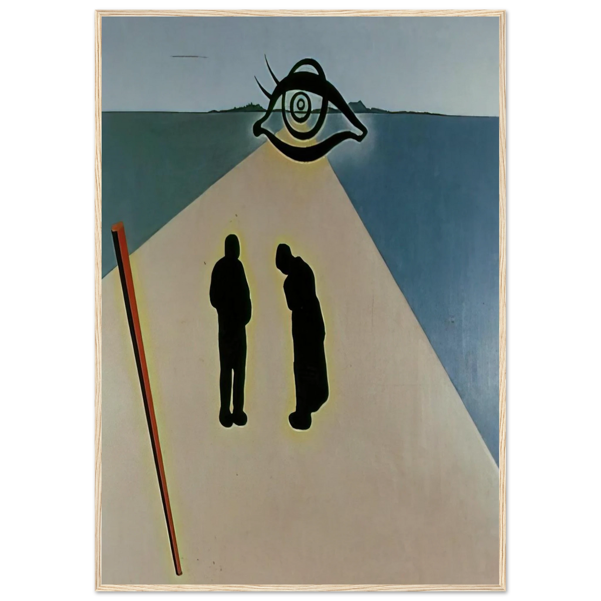 THE EYE OF THE ANGELUS Framed Poster | Salvador Dali Framed Prints Wall Art | Salvador Dali Store