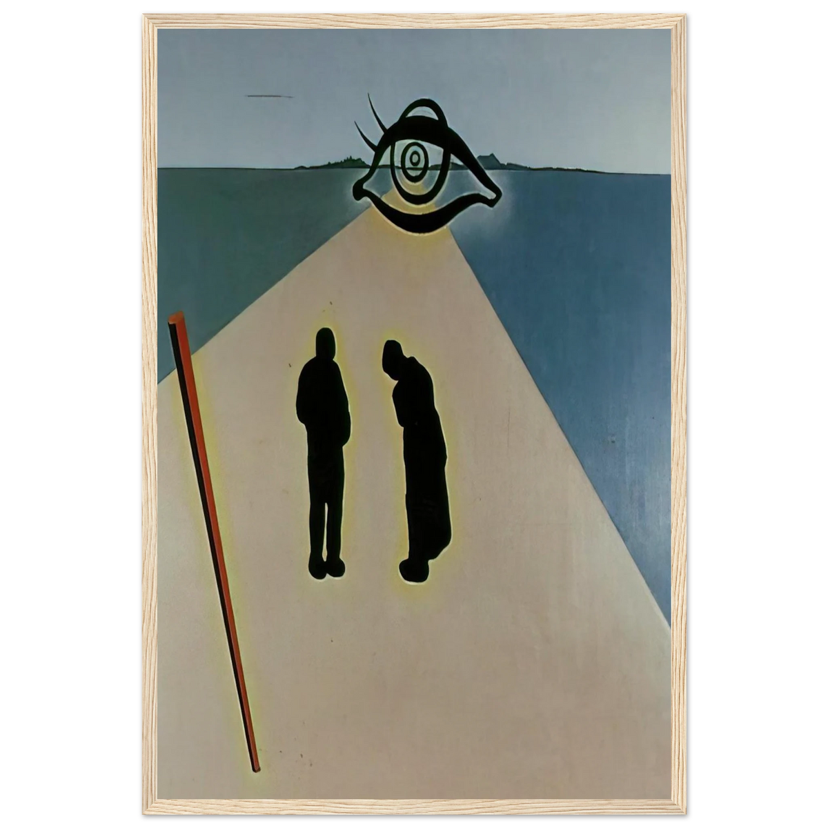THE EYE OF THE ANGELUS Framed Poster | Salvador Dali Framed Prints Wall Art | Salvador Dali Store