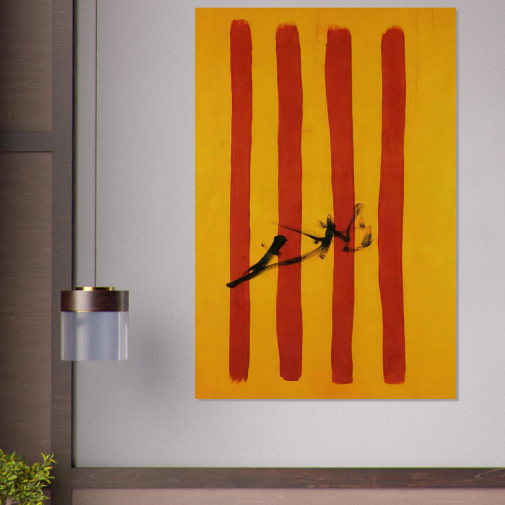 THE DALINIAN SENYERA CATALONIAN NATIONAL FLAG Poster | Salvador Dali Poster | Salvador Dali Store