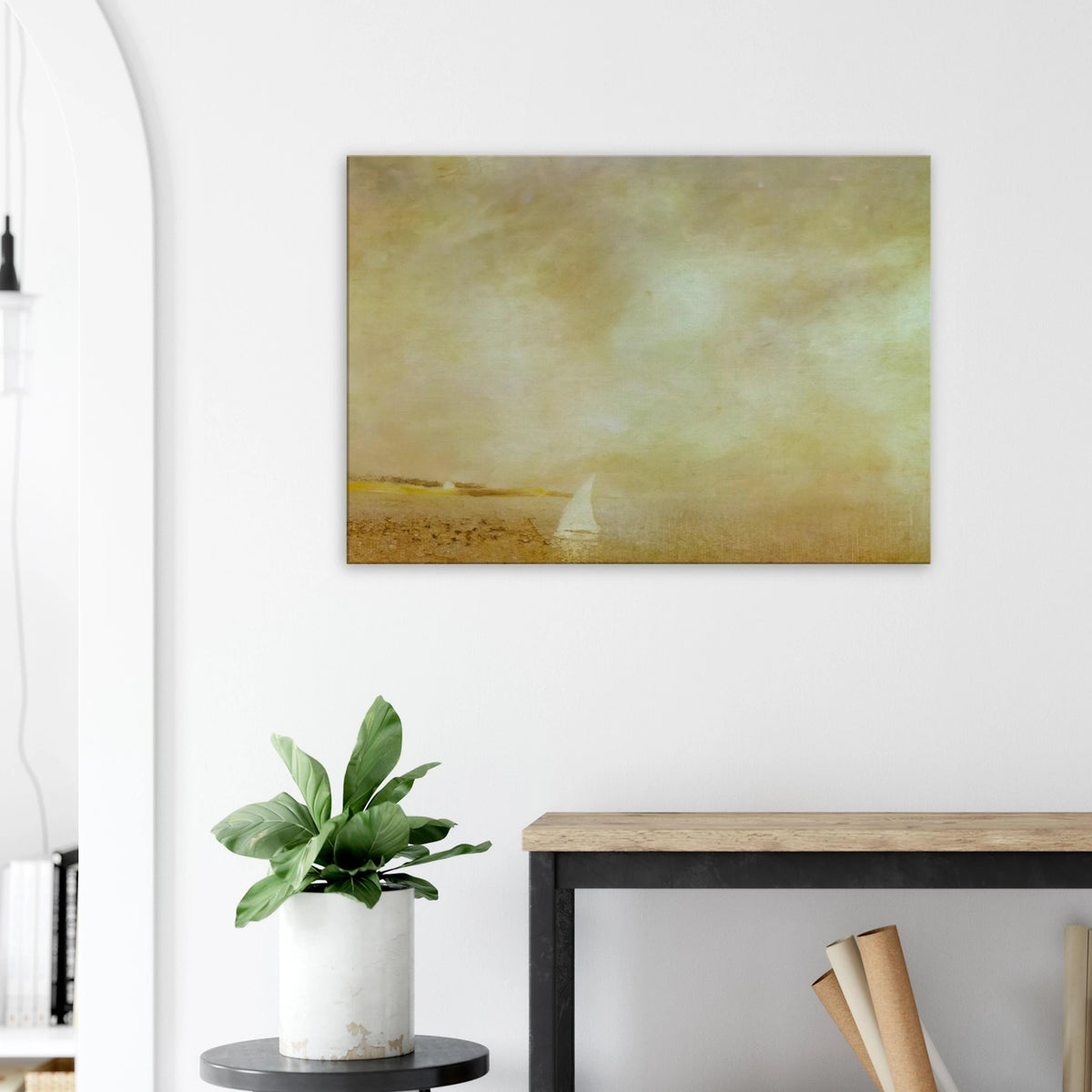 BAY OF CADAQUES Canvas | Salvador Dali Canvas | Salvador Dali Store