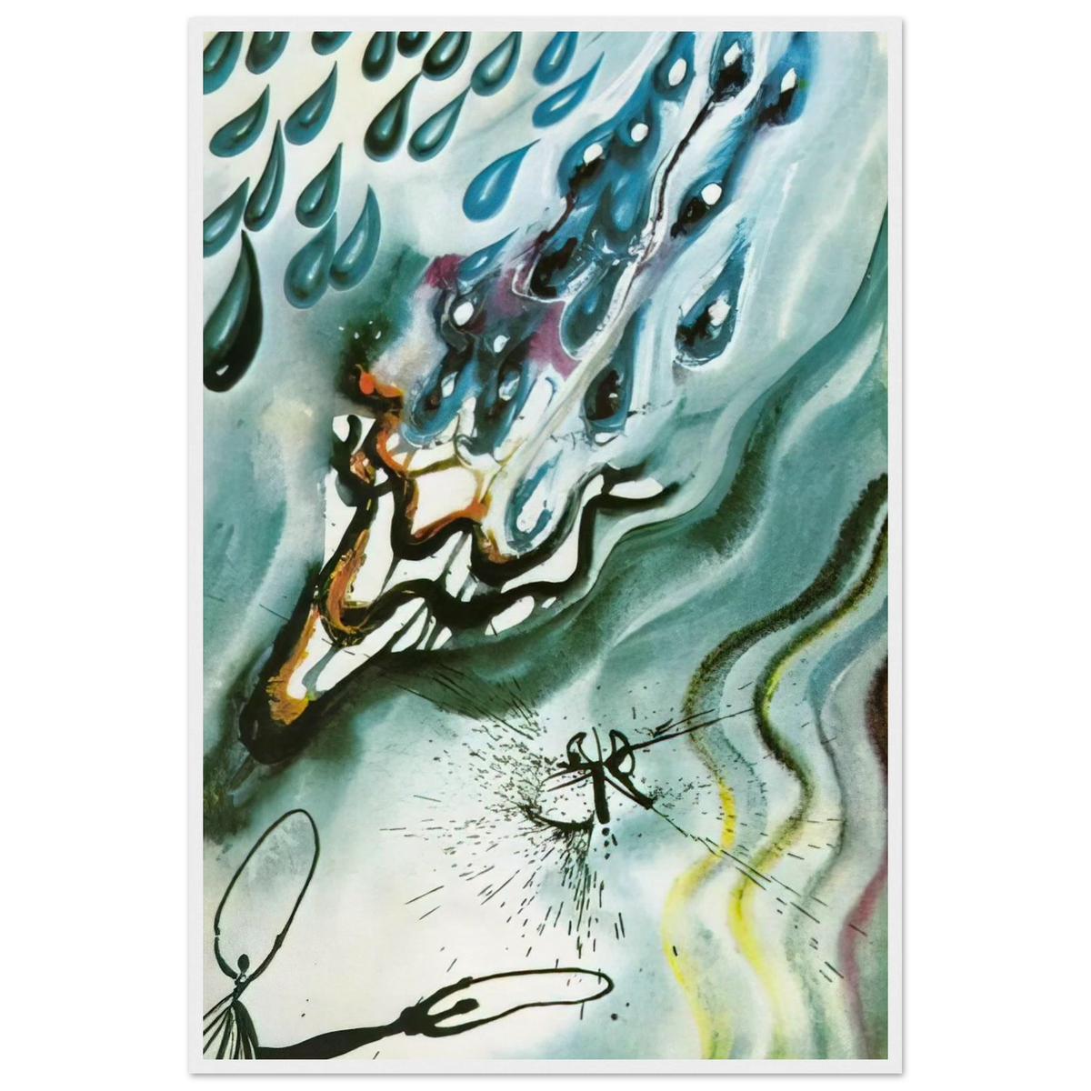 THE POOL OF TEARS Framed Poster | Salvador Dali Framed Prints Wall Art | Salvador Dali Store