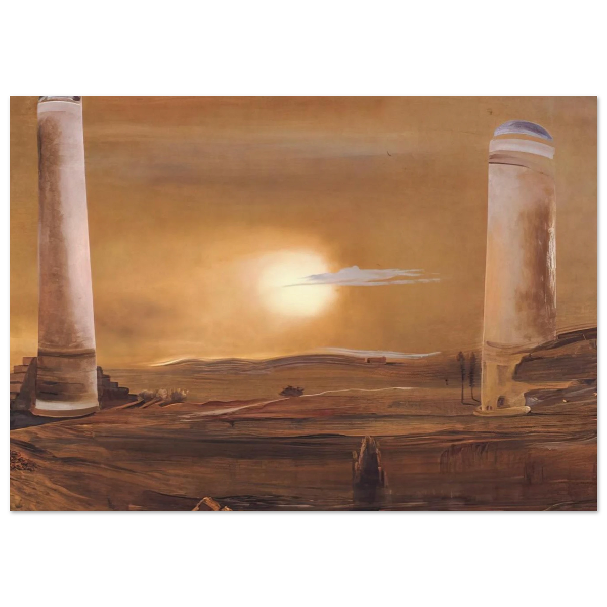 THE TOWERS Poster | Salvador Dali Poster | Salvador Dali Store