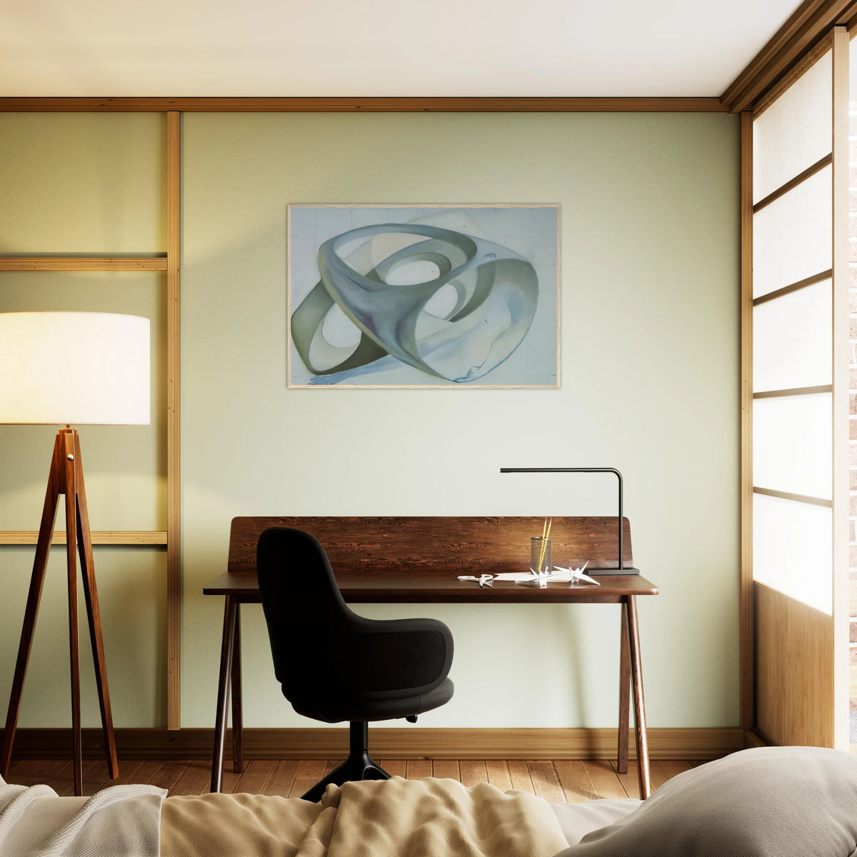 TOPOLOGICAL CONTORTION OF A FEMALE FIGURE Framed Poster | Salvador Dali Framed Prints Wall Art | Salvador Dali Store