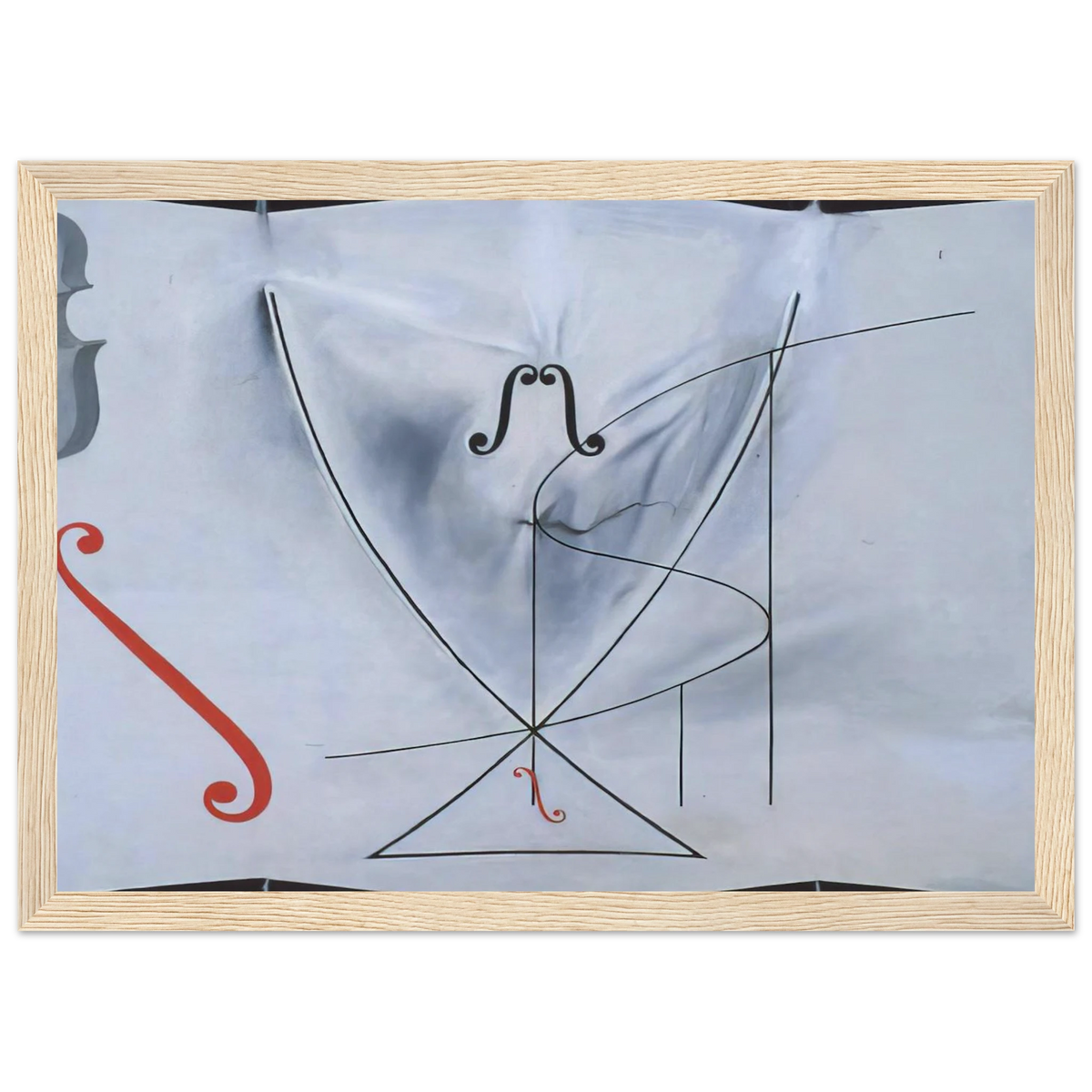 THE SWALLOW S TAIL Framed Poster | Salvador Dali Framed Prints Wall Art | Salvador Dali Store
