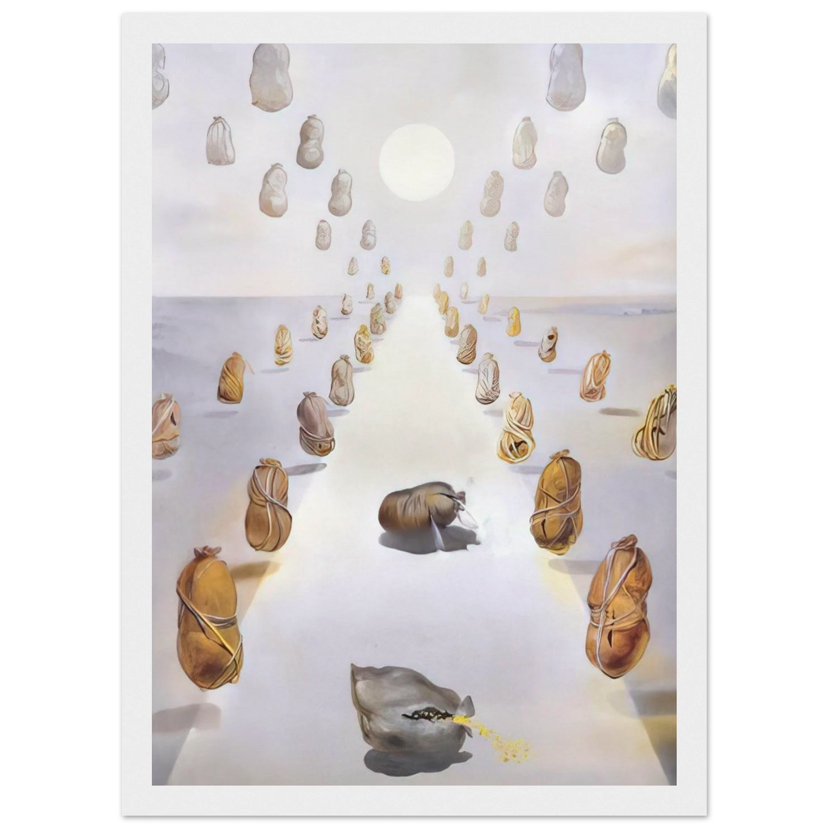 THE PATH OF ENIGMAS SECOND VERSION Framed Poster | Salvador Dali Framed Prints Wall Art | Salvador Dali Store