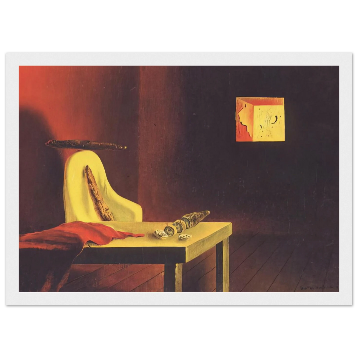 THE INVISIBLE MAN Framed Poster | Salvador Dali Framed Prints Wall Art | Salvador Dali Store