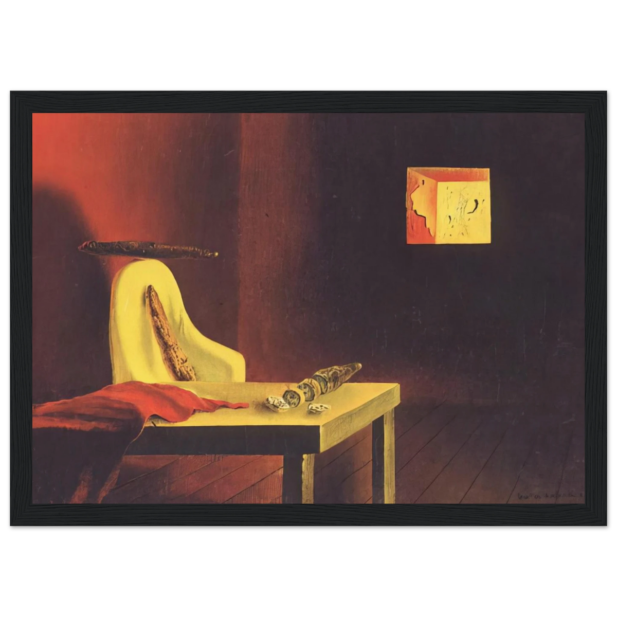 THE INVISIBLE MAN Framed Poster | Salvador Dali Framed Prints Wall Art | Salvador Dali Store