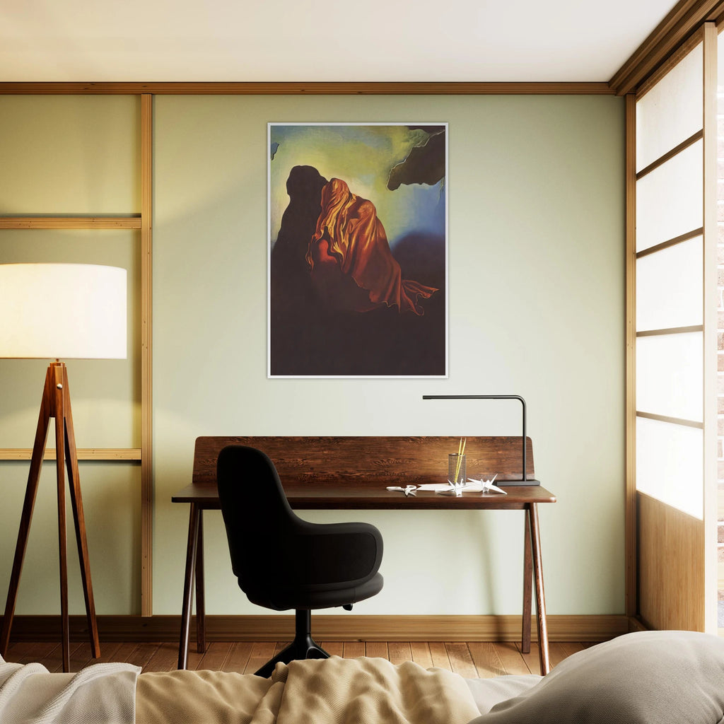 THE VEILED HEART Framed Poster | Salvador Dali Framed Prints Wall Art | Salvador Dali Store