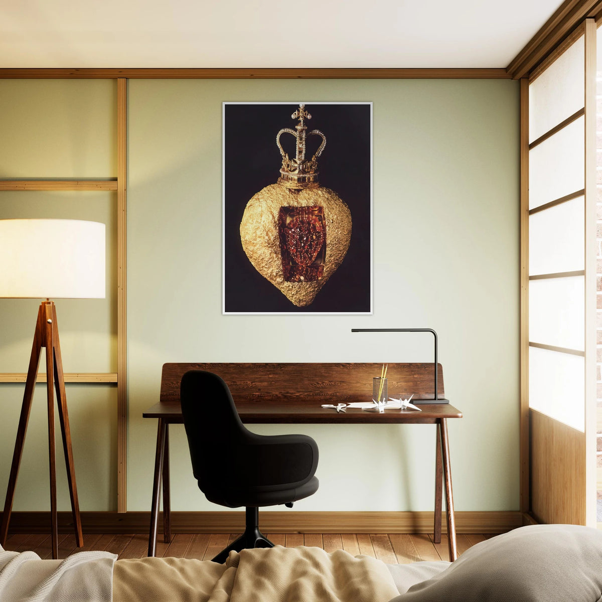 THE ROYAL HEART Framed Poster | Salvador Dali Framed Prints Wall Art | Salvador Dali Store