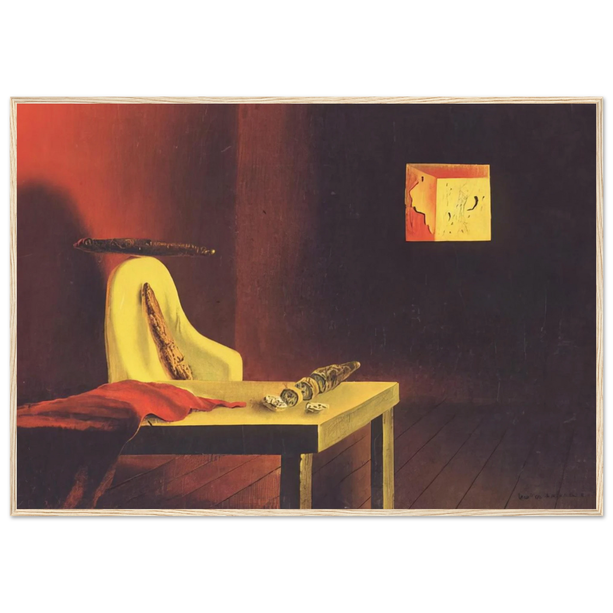 THE INVISIBLE MAN Framed Poster | Salvador Dali Framed Prints Wall Art | Salvador Dali Store