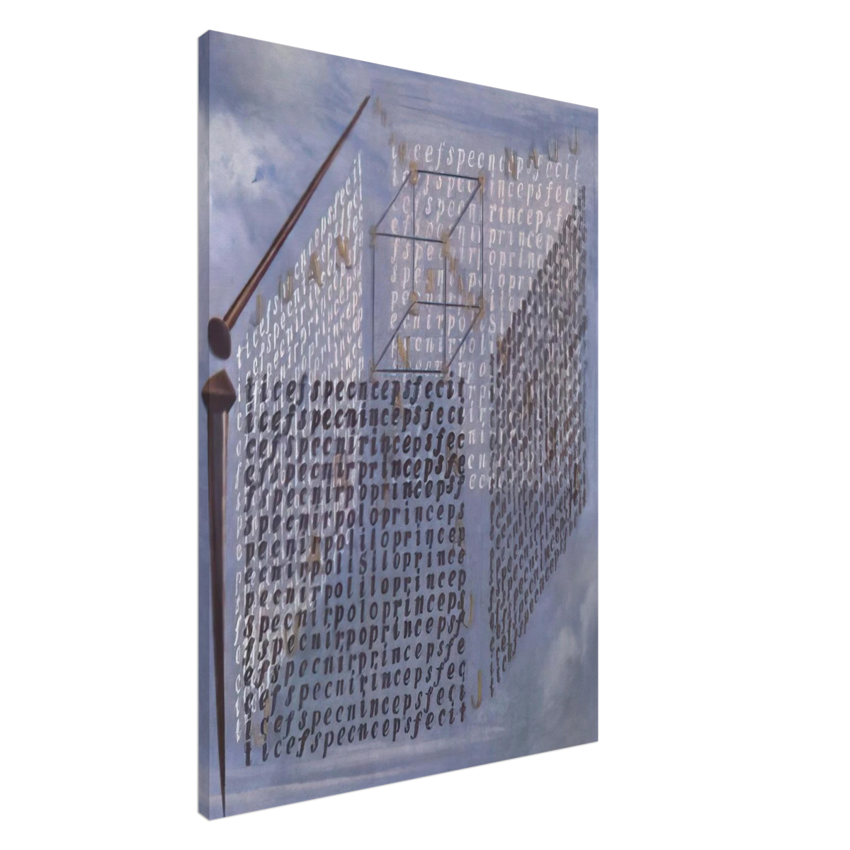 A PROPOS OF THE TREATISE ON CUBIC FORM BY JUAN DE HERRERA Canvas | Salvador Dali Canvas | Salvador Dali Store