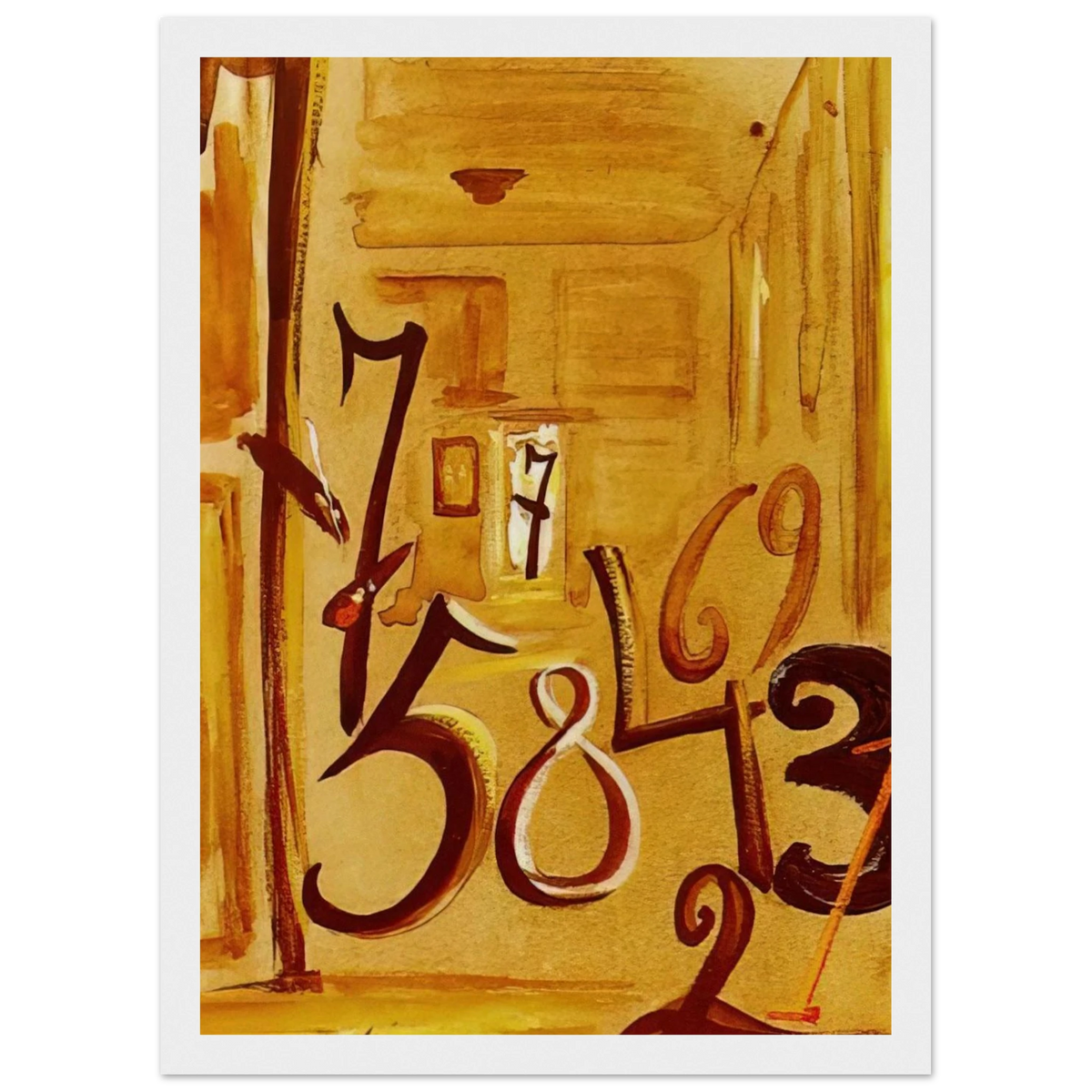 THE MAIDS IN WAITING LAS MENINAS Framed Poster | Salvador Dali Framed Prints Wall Art | Salvador Dali Store