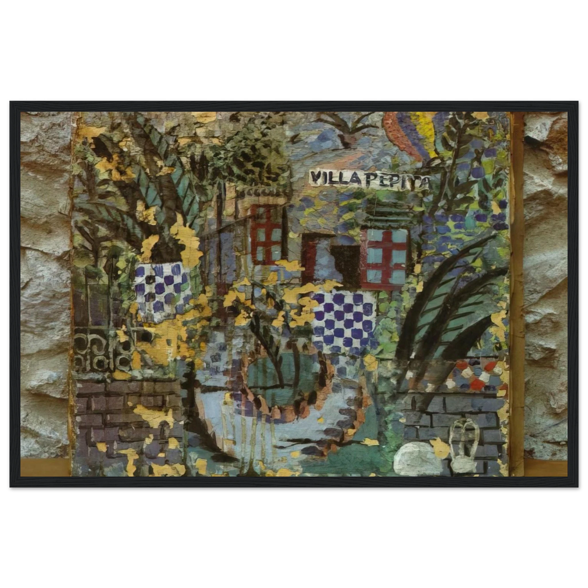 VILLA PEPITA Framed Poster | Salvador Dali Framed Prints Wall Art | Salvador Dali Store